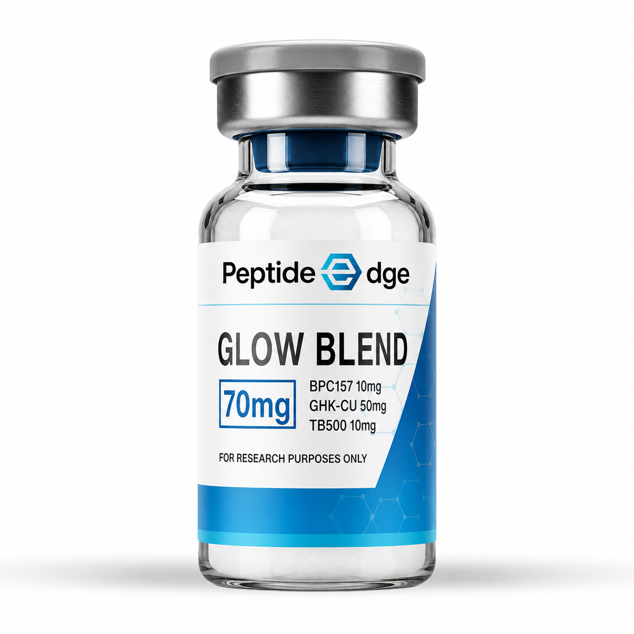 GLOW Blend (BPC157, GHK-CU, TB500) Vial 70mg