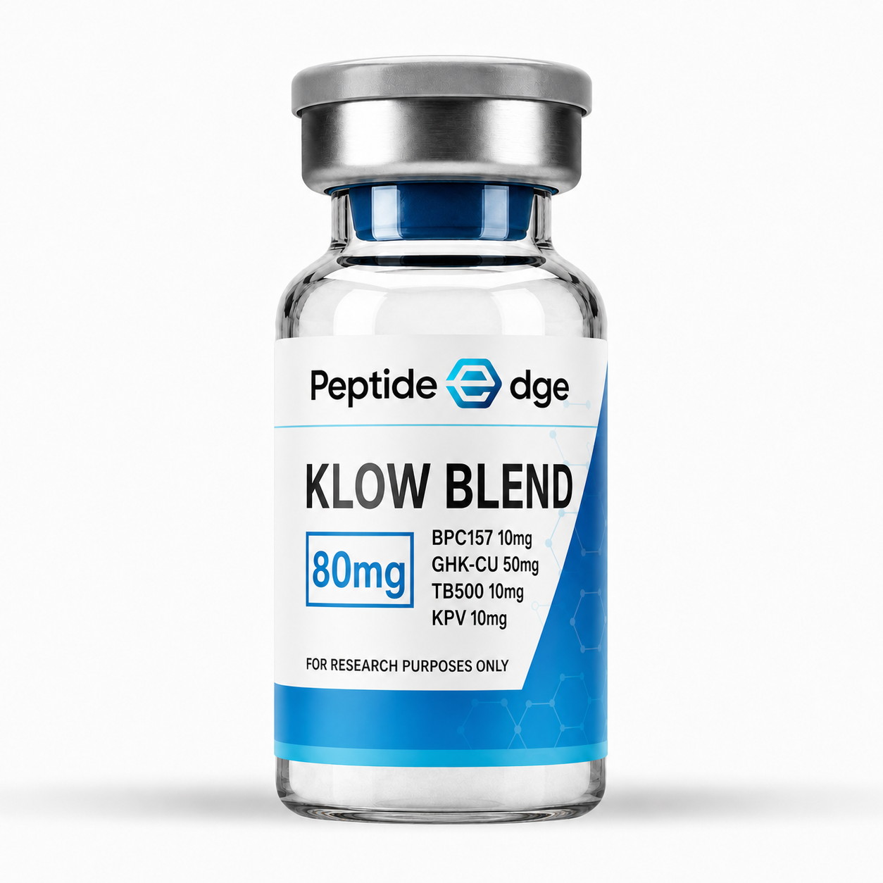 KLOW Blend (BPC157, GHK-CU, TB500, KPV) Vial 80mg
