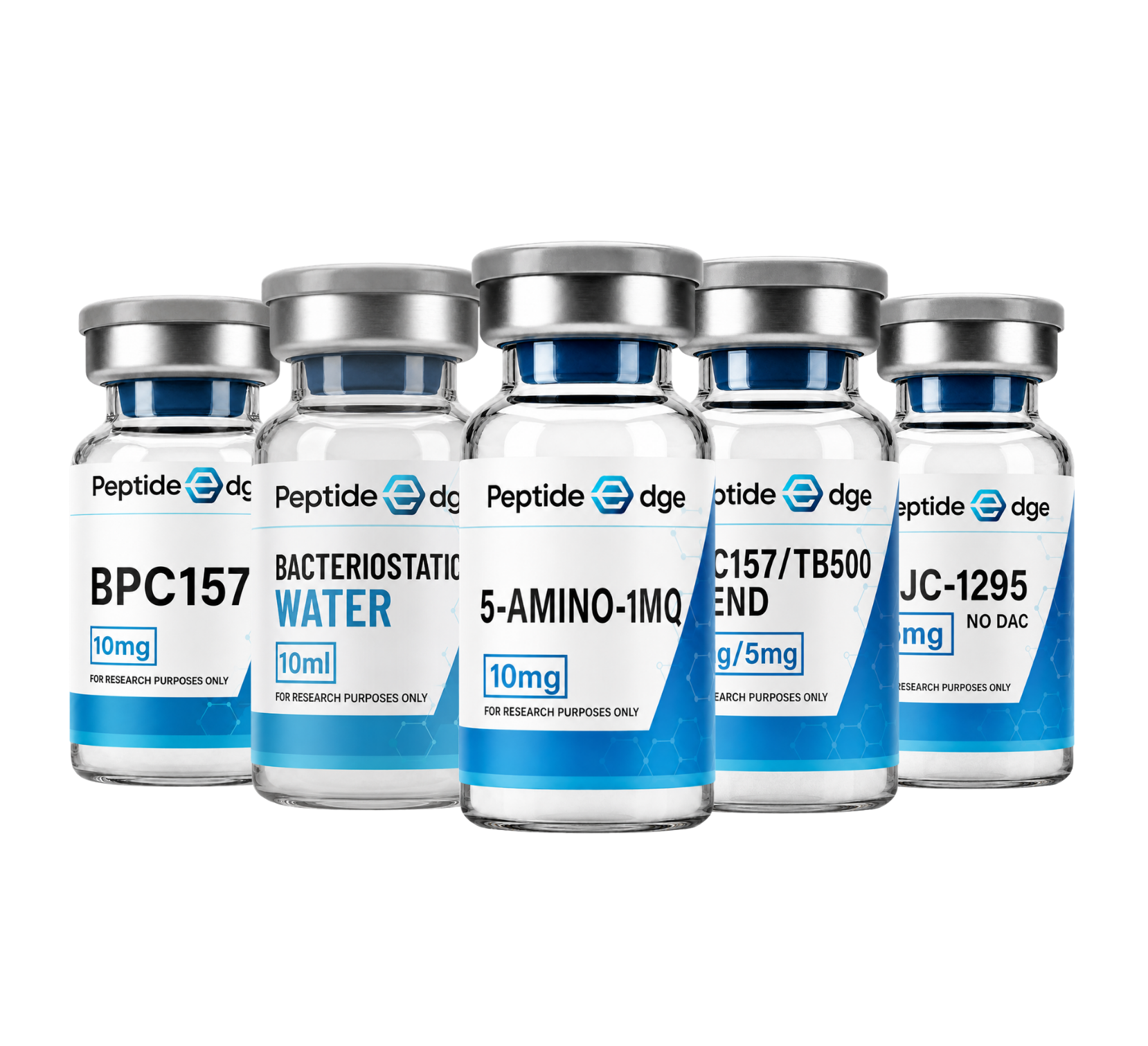 Peptide Edge research peptide vials